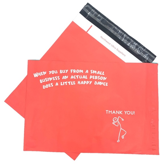 50 Thank You 10x13 Poly Mailers Shipping Envelope - Picture 3 of 15